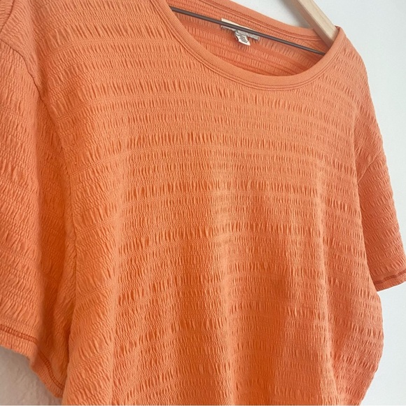 American Eagle Outfitters Orange Boxy Crew Neck Tee‎ - Picture 2 of 4